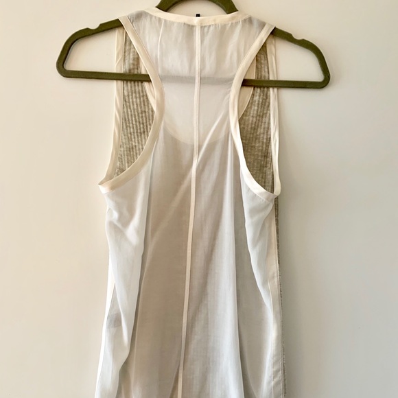Rag & Bone ribbed contrast inset tank top - Picture 5 of 8